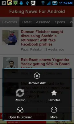 Faking News android App screenshot 2